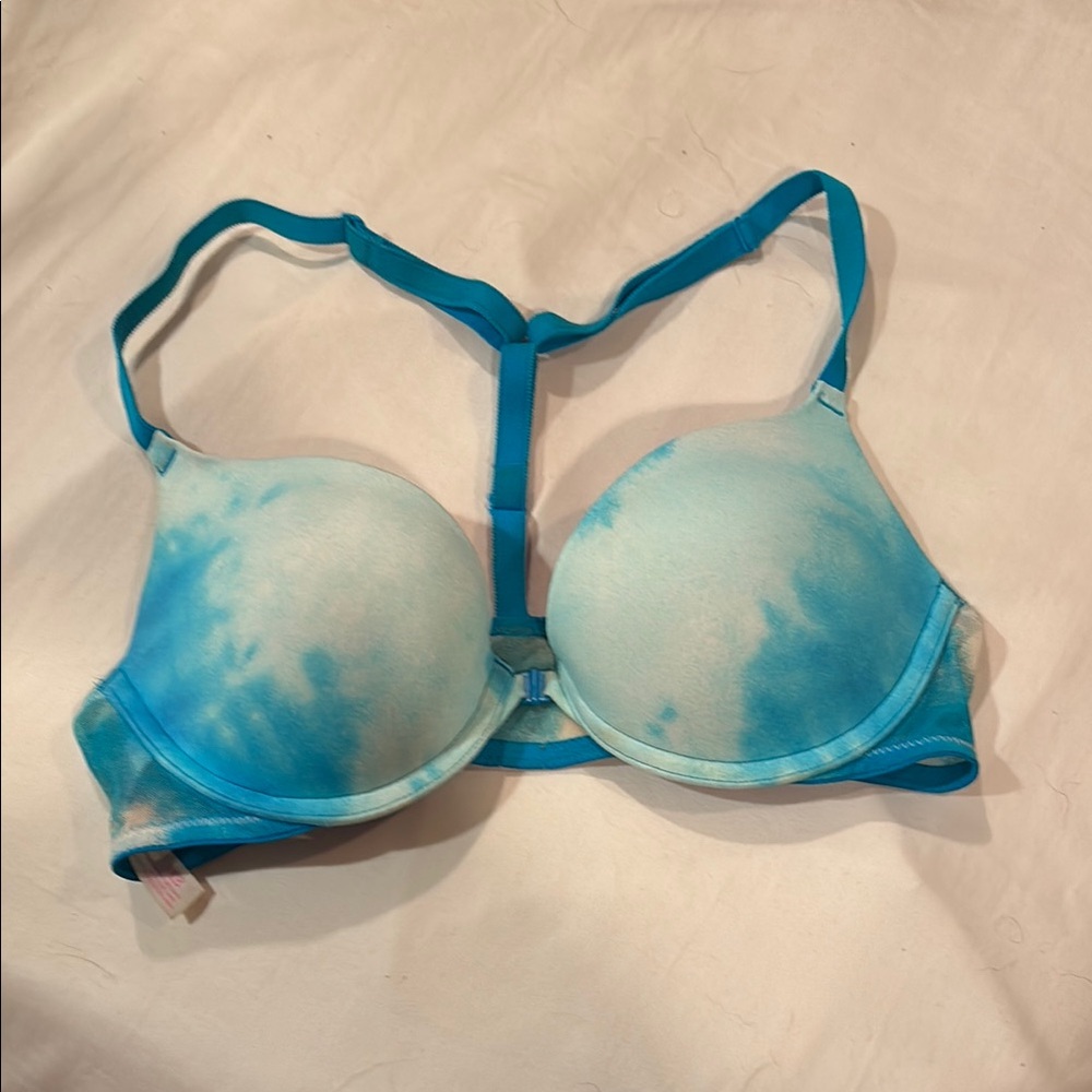 Victoria's Secret Tie-Dye Blue Push-Up Bra